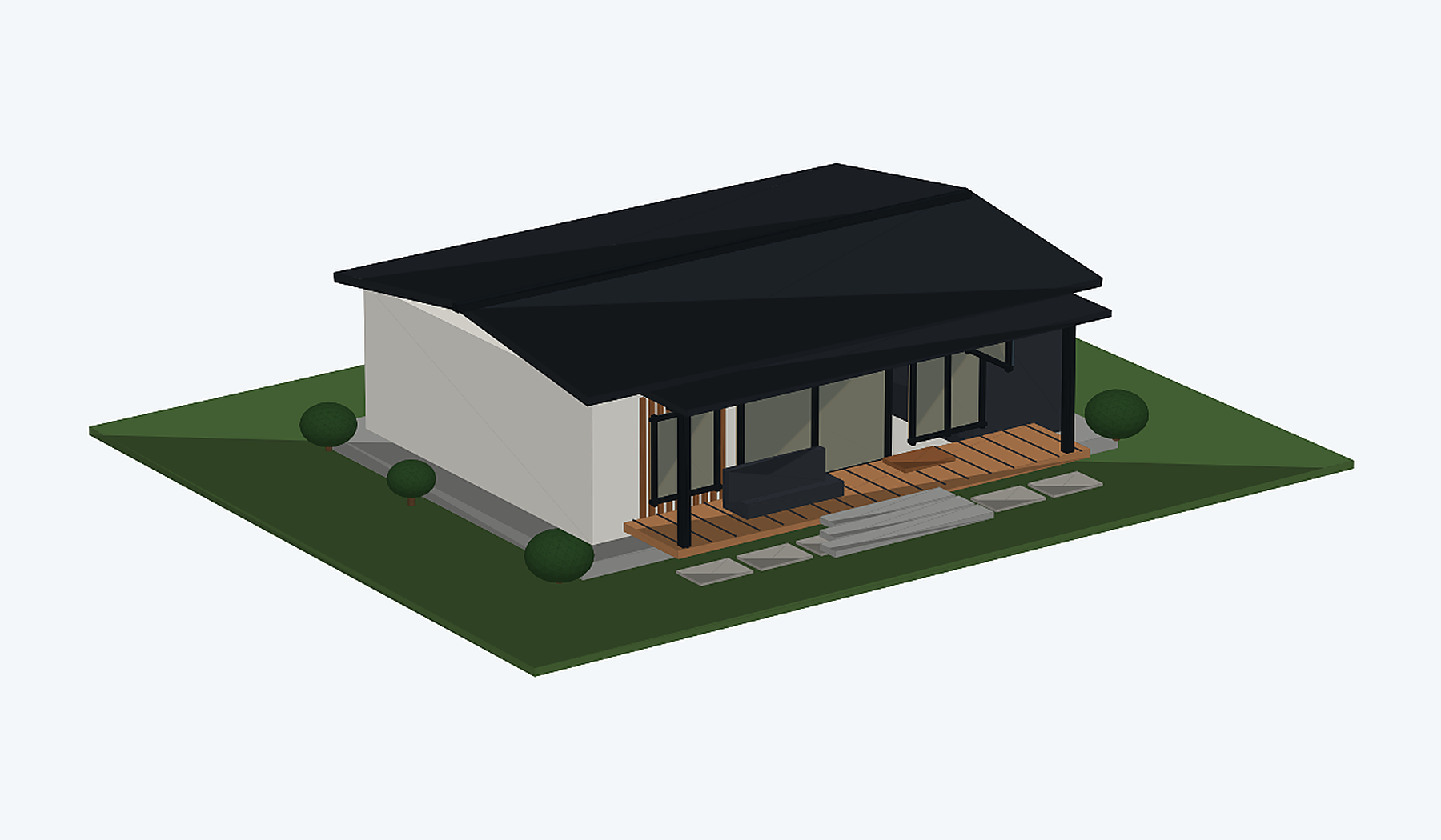 72 m² Tek Katlı Prefabrik Ev