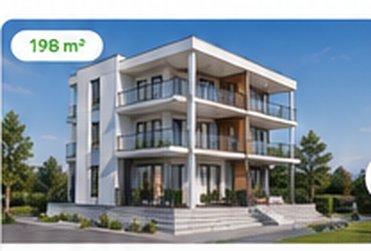 198 m² Üç Katlı Prefabrik Ev